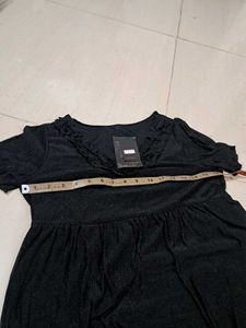 New Georgette Soft Black Dress