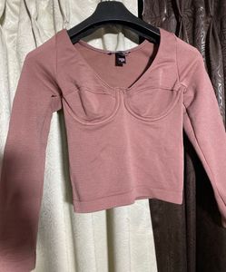 Pink Long Sleeve Top