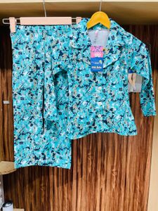 Cute Printed Pajama Set