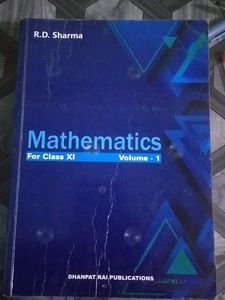 RD SHARMA CLASS 11TH (Part 1 ONLY)