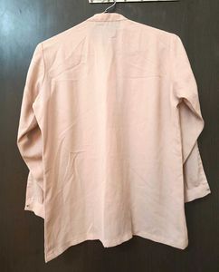Blush Pink Button-Down Blouse