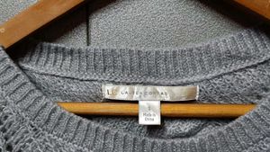 Branded Grey Knit Sweater