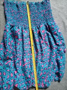 FLORAL STRAPLESS PLAYSUIT