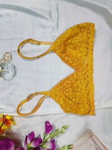 🇳🇿💫🎀Lace Bralette - Mustard Yellow
