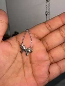 Bow Pendant Necklace