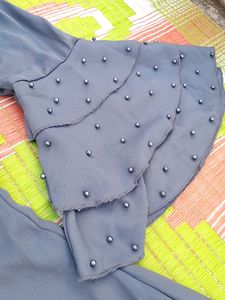 New (GRAY ABAYA)