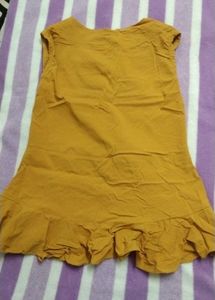 Mustard Crop Top