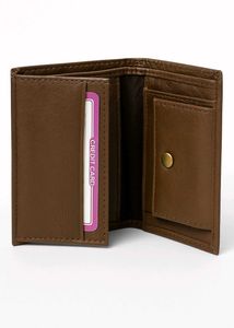 Mans Wellet Virgin Leather 2 Fold