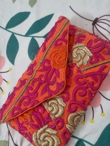 Embroidered Pouch