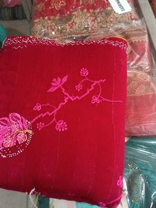 Elegant Maroon Saree