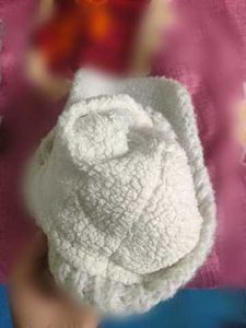 White Knitted Beanie