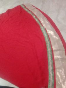 Red &amp; Beige Kurta