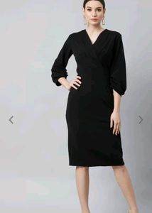 Elegant Black Dress- Small Size