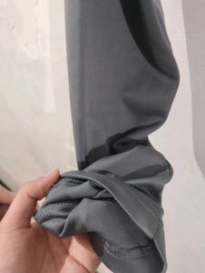 Silver Fitted Lower (Stretchable And Unisex)