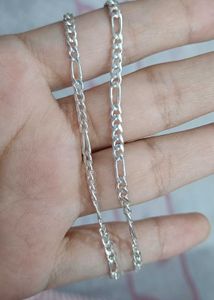 Real Silver Link Ring Chain