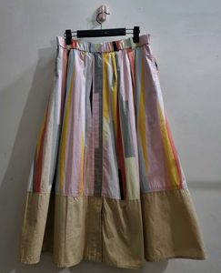 Cotton Midi Skirt