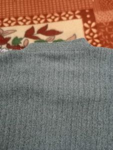 Gray Floral woolen kurta