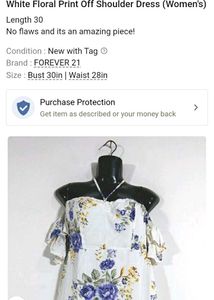 New FOREVER21 Branded Dress With Tag