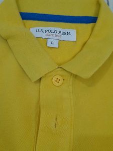 Yellow USPA Polo T-Shirt