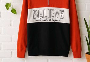 Believe Colorblock Pullover