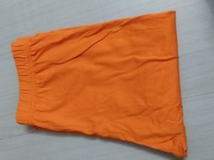 Orange Legging And Shawl