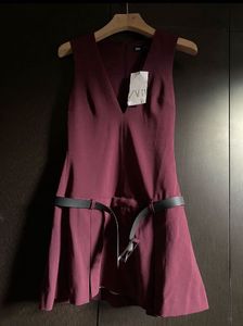 Zara Maroon mini dress