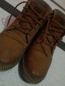 CAT Leather Boots
