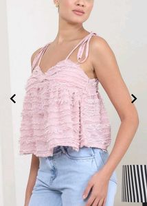 Pink Sleeveless Top