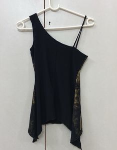 Elegant Black &amp; Gold Top