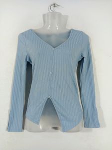 Light Blue Casual Top (Women's)
