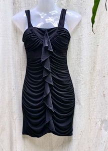 30207. Black Bodycon Mini Dress