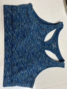Clovia Sports Bra padded - Blue
