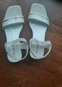 Used 4-5 Times White Slight Heels