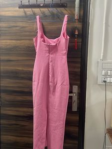 Pink Bodycon Midi Dress Zara