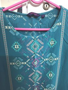 Black Palazzo And Kurta - Size S