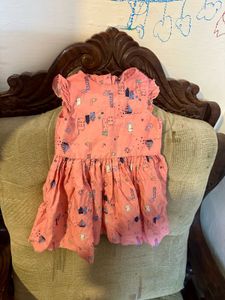 Pink Printed Dress