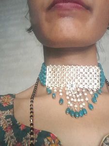 Green Beaded Necklace