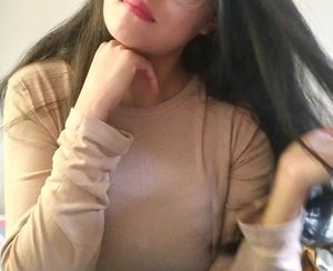 H&amp;M Ribbed Top (Beige)