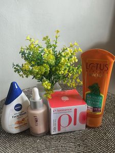 Skincare Bundle: Plum, Lotus, Nivea