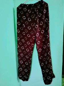 Patterned Casual Pants