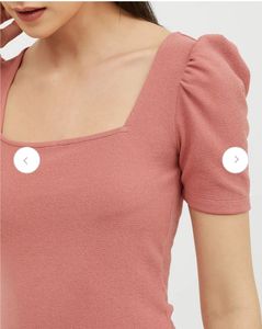 Cute Pink Ruffle Sleeve Top