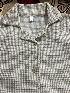 Checkered Crop Shirt 👔