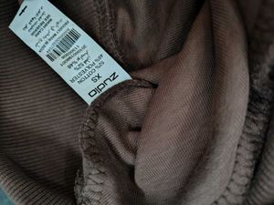 Brown Zip-Up Hoodie