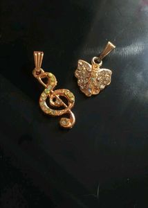 Sparkling Music &amp; Butterfly Pendants