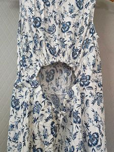 (XS/S/M) BEACH WAVY FROCK FLORAL