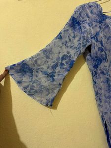 Floral Print Kurta