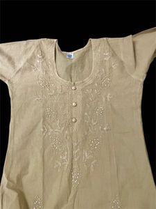 Elegant Embroidered Kurta with plazo