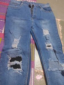 Ripped Denim Jeans