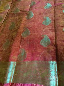 Tissue Crush Saree