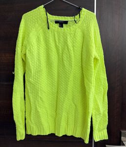 Neon Green Knit Sweater